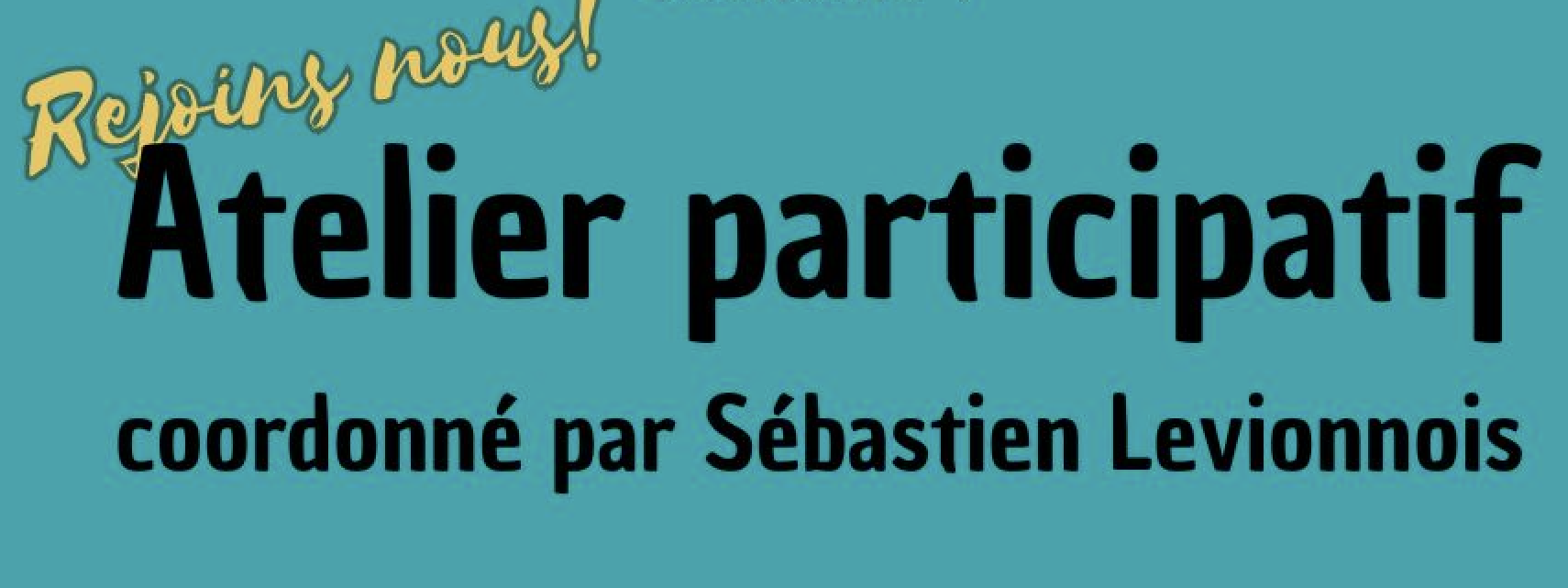 Atelier participatif – 12 sept